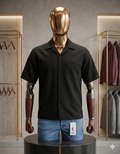 Camisa Lino manga corta