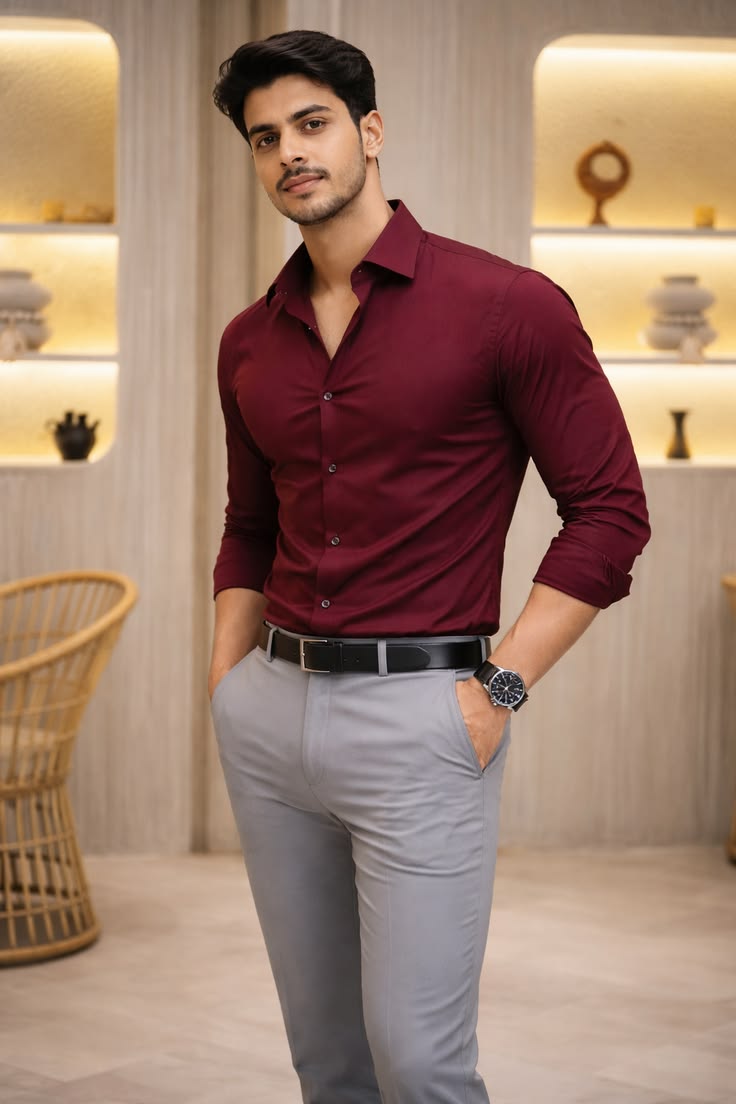Manga larga Slimfit