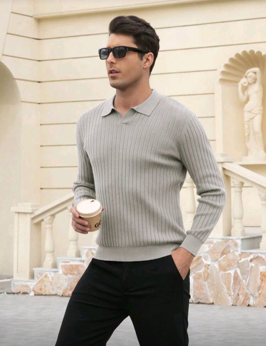 Jersey cuello polo