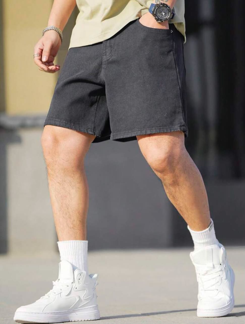 Bermudas jeans