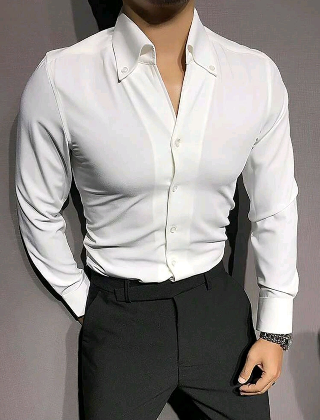 Camisa cuello Francés
