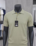 Cuello polo de puntos básica