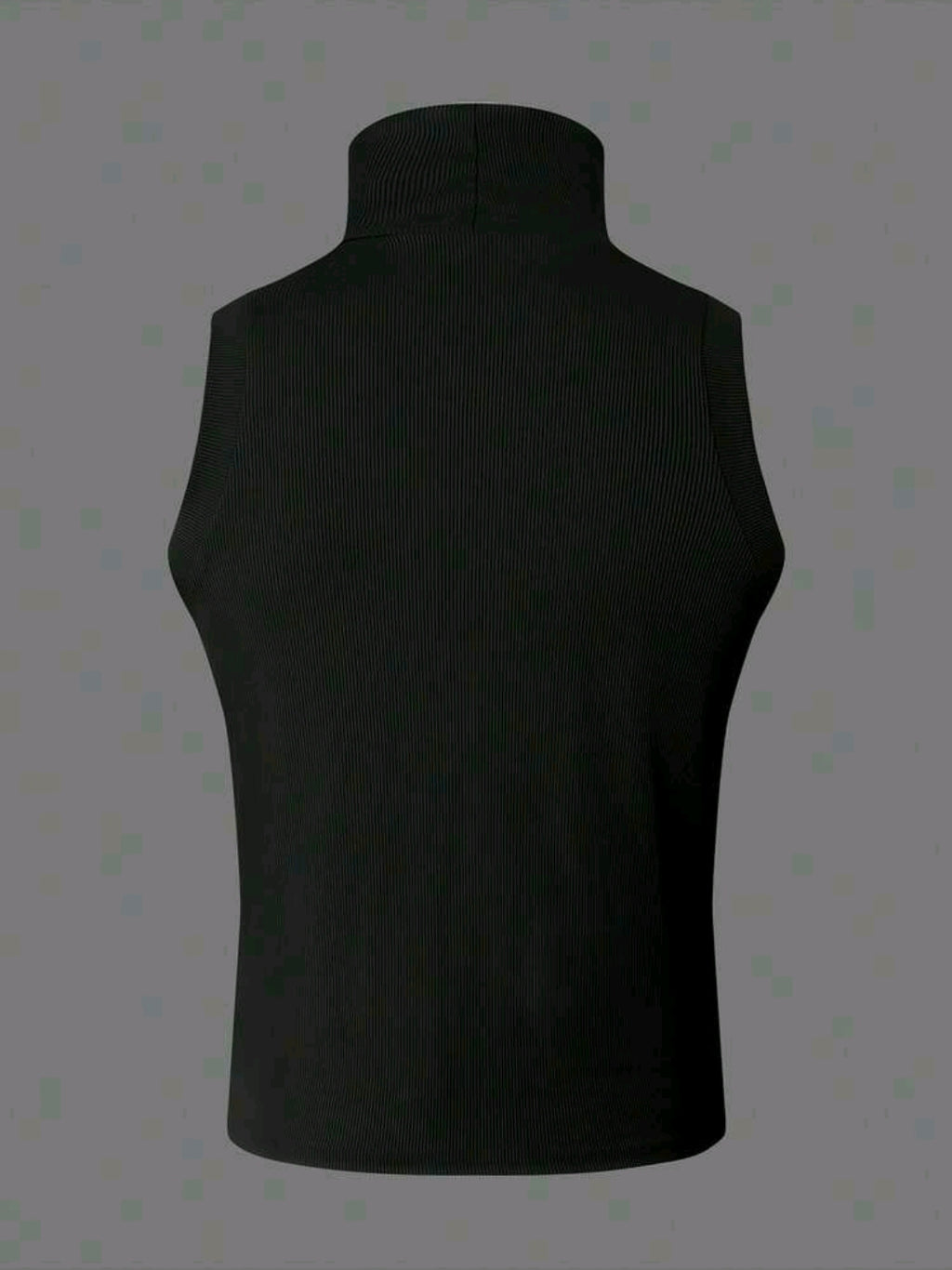 Camisa cuello alto sin manga