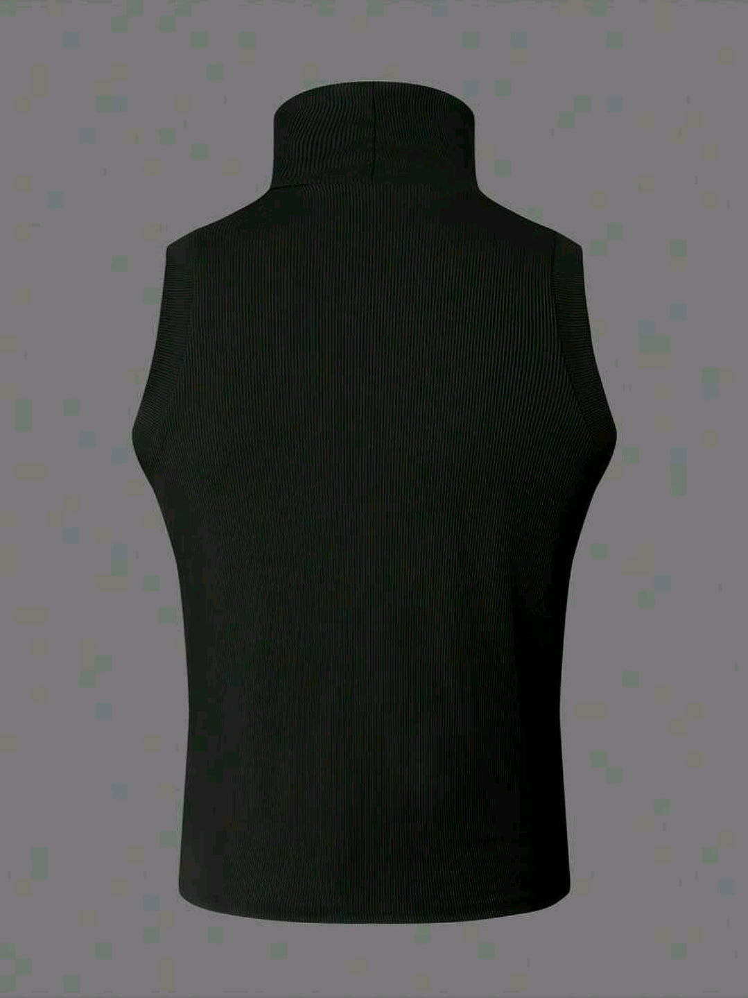 Camisa cuello alto sin manga