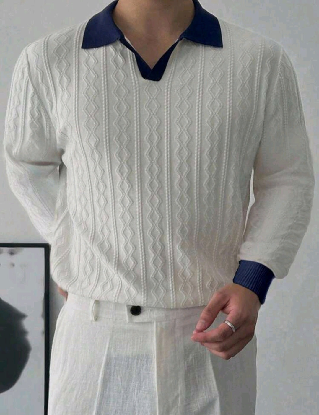 Jersey bicolor textura