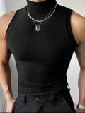 Camisa cuello alto sin manga